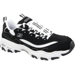 Buty sportowe Sneakersy męskie, Skechers D'Lites. Białe buty sportowe na co dzień męskie Skechers, z nubiku, bez zapięcia. Za 490.00 zł.