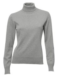 Heine Golf w kolorze szarym rozmiar: 40. Szare golfy damskie Heine, bez wzorów, z bawełny, bez ramiączek. Za 91.34 zł.