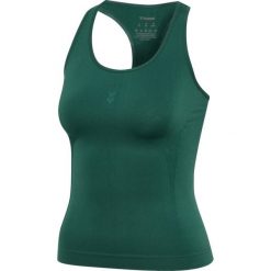 Damski tank top Hummel Flow. Zielone topy damskie HUMMEL, bez wzorów, bez kołnierzyka. Za 243.50 zł.