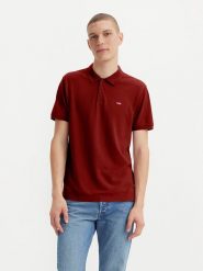 Levi´s Koszulka polo w kolorze czerwonym rozmiar: M. Czerwone koszulki polo męskie m, bez wzorów, z bawełny, bez ramiączek. Za 96.60 zł.