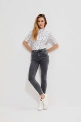Jeansy push up. Szare jeansy damskie MOODO. W wyprzedaży za 69.99 zł.