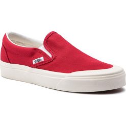 Tenisówki VANS - Classic Slip-On 1 VN0A3TKBFTZ1 Tango Red. Czerwone trampki i tenisówki męskie Vans, bez wzorów, z gumy, bez zapięcia. W wyprzedaży za 199.00 zł.