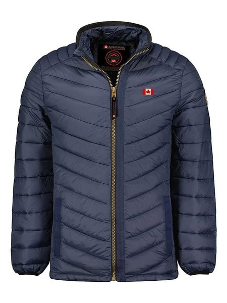 ANAPURNA Kurtka pikowana "Carlitana" w kolorze granatowym rozmiar: S. Niebieskie kurtki męskie ANAPURNA, s, bez wzorów, bez kaptura. Za 161.73 zł.