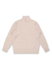 Sense Organics Sweter "Tivooli" w kolorze beżowym rozmiar: 38. Brązowe golfy damskie Sense Organics, bez wzorów, z wełny, bez ramiączek. Za 245.96 zł.