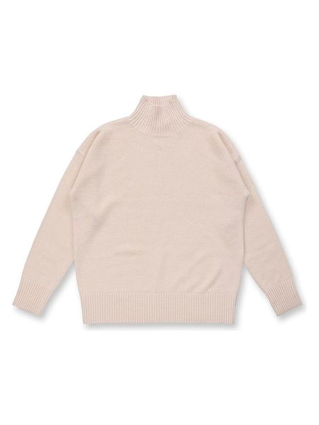 Sense Organics Sweter "Tivooli" w kolorze beżowym rozmiar: 38. Brązowe golfy damskie Sense Organics, bez wzorów, z wełny, bez ramiączek. Za 250.35 zł.