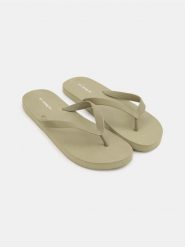 Japonki - zielony. Zielone klapki i japonki męskie Sinsay. Za 7.99 zł.