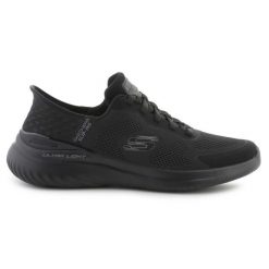 Buty Skechers Slip-Ins: Bounder 2.0 - Emerged M 232459-BBK czarne. Czarne buty sportowe na co dzień męskie bez zapięcia. Za 613.11 zł.