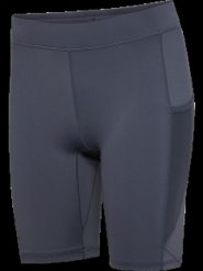 Hummel Tight Shorts nwlRACE NW POCKET SHORT TIGHTS z poliestru z recyklingu. Szare szorty męskie HUMMEL, bez wzorów, z elastanu. Za 256.50 zł.
