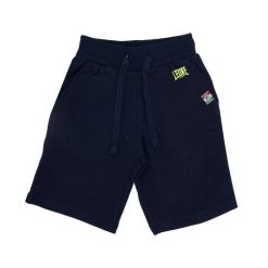 Bluza z bawełna z kieszenie na czas wolny. Niebieskie szorty męskie LEONE 1947 APPAREL, bez wzorów, z bawełny. Za 63.11 zł.