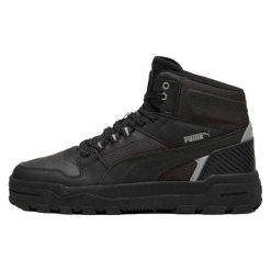 Męskie Skórzane Buty Sportowe Rebound Abrupt Open Road. Czarne buty sportowe na co dzień męskie Puma, z gumy, bez zapięcia, trekkingowe. Za 269.00 zł.