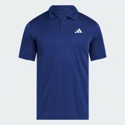 Koszulka Club Tennis Polo. Niebieskie koszulki polo męskie Adidas, l, bez wzorów, z dzianiny, bez ramiączek. Za 179.00 zł.