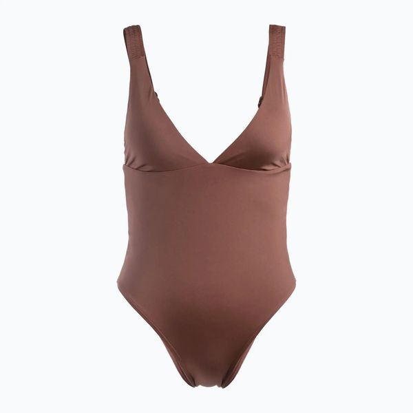 Strój kąpielowy jednoczęściowy damski ROXY Silky Island. Brązowe stroje jednoczęściowe damskie Roxy, l, bez wzorów. Za 179.99 zł.