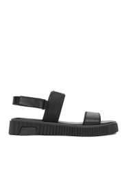 Lasocki Sandały CEO-WI23-TAKASHI-01 Czarny. Czarne sandały damskie Lasocki, bez wzorów, ze skóry, bez obcasa, na płaskiej podeszwie. Za 169.99 zł.