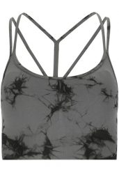 Biustonosz dla kobiet Athlecia Theresa Tie Dye. Niebieskie biustonosze sportowe damskie Athlecia, bez wzorów, z materiału. Za 150.00 zł.