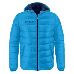 Kurtka Givova Giubbotto Olanda męska 2XS. Niebieskie kurtki męskie Givova, m, bez wzorów, z puchu, sportowe. Za 243.99 zł.