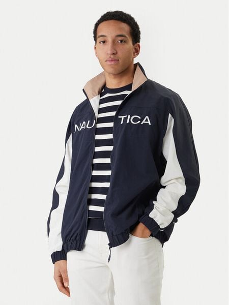 Nautica Kurtka przejściowa Cameron Fz NCC04495 Granatowy Regular Fit. Niebieskie kurtki męskie Nautica, l, bez wzorów, z syntetyku, bez kaptura. Za 299.99 zł.