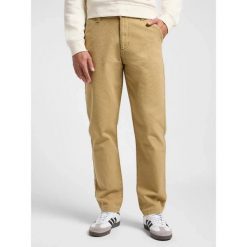 MESKIE SPODNIE LEE RELAXED WORKWEAR CHINO OSCAR KHA 112364187. Spodnie materiałowe męskie Lee, bez wzorów, z materiału. Za 219.99 zł.