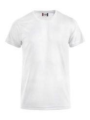 Clique T-shirt Ice-T z oddychającego materiału – white. Białe t-shirty męskie CLIQUE, m, bez wzorów, z materiału, bez kołnierzyka. Za 99.59 zł.