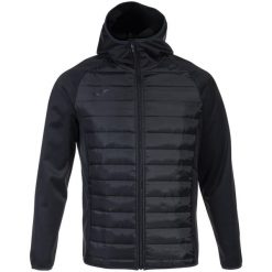 Kurtka bluza sportowa męska Berna III Softshell Hoodie. Czarne bluzy bez kaptura męskie Joma, bez wzorów, z poliesteru, sportowe, bez kołnierzyka, bez ramiączek. Za 274.00 zł.