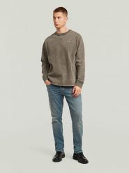 G-Star Bluza w kolorze szarobrązowym rozmiar: L. Brązowe bluzy bez kaptura męskie G-Star, l, z bawełny. Za 154.95 zł.