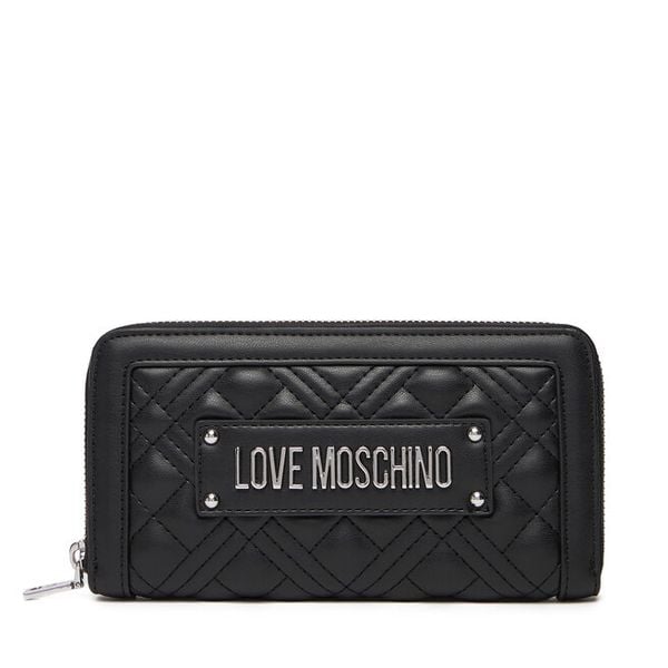 Portfel LOVE MOSCHINO. Czarne portfele damskie Love Moschino, bez wzorów. Za 239.99 zł.