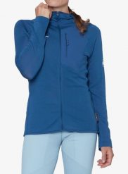Bluza trekkingowa damska Mammut Aenergy Light ML Hooded Jacket. Niebieskie bluzy z kapturem damskie Mammut, m, z materiału. Za 618.19 zł.