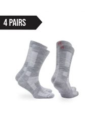 Norfolk Skarpety funkcyjne (4 pary) w kolorze szarym rozmiar: 43-46. Szare skarpetki męskie Norfolk, bez wzorów, z materiału. Za 87.81 zł.
