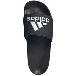 Klapki adidas Adilette Shower GZ3779 czarne. Czarne klapki i japonki męskie z materiału. Za 193.88 zł.