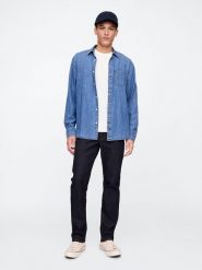 GAP Dżinsy - Straight fit - w kolorze granatowym rozmiar: W38/L32. Niebieskie jeansy męskie GAP. Za 119.95 zł.