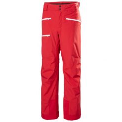 Spodnie narciarskie dla kobiet Helly Hansen Acer Ins. Czerwone spodnie dresowe damskie Helly Hansen, na zimę, bez wzorów. Za 1,532.00 zł.