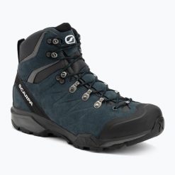 Buty trekkingowe męskie SCARPA ZG Trek GTX. Niebieskie buty trekkingowe męskie Scarpa, bez zapięcia, wspinaczkowe. Za 845.19 zł.