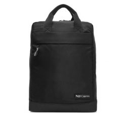 Plecak Pepe Jeans. Czarne plecaki męskie Pepe Jeans, bez wzorów, z jeansu. Za 299.99 zł.