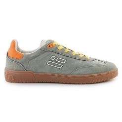 Buty D.Franklin Rebel Basic Flag DFSH387005-KHAK szare. Szare buty sportowe na co dzień męskie z materiału, bez zapięcia. Za 435.61 zł.