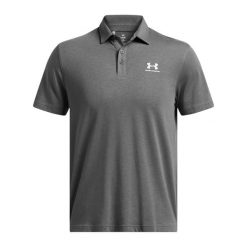 Koszulka polo męska Under Armour Icon Polo. Szare koszulki polo męskie Under Armour, m, bez wzorów, bez ramiączek. Za 119.99 zł.
