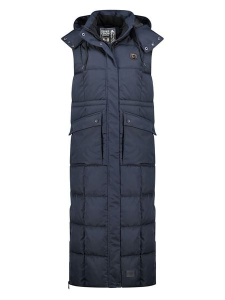 Canadian Peak Kamizelka zimowa "Vardeak" w kolorze granatowym rozmiar: L. Niebieskie kamizelki damskie Canadian Peak, l. Za 304.56 zł.