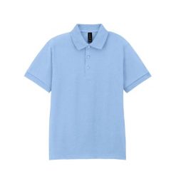 Koszulka Polo Dla Dorosłych Unisex DryBlend. Niebieskie koszulki polo męskie Gildan, m, bez wzorów, z bawełny, bez ramiączek. Za 70.99 zł.