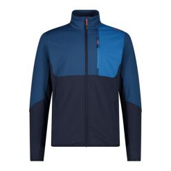 Bluza męska turystyczna CMP 35G6547. Niebieskie bluzy bez kaptura męskie CMP, l, z polaru. Za 387.05 zł.