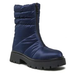 Botki Jenny Fairy. Niebieskie botki damskie Jenny Fairy, bez obcasa, na płaskiej podeszwie, bez zapięcia. Za 143.99 zł.