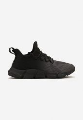 Szaro-Czarne Wsuwane Buty Sportowe Sneakersy z Siateczki na Tłoczonej Podeszwie Salafina. Szare buty sportowe na co dzień męskie Born2be, bez zapięcia. Za 99.99 zł.