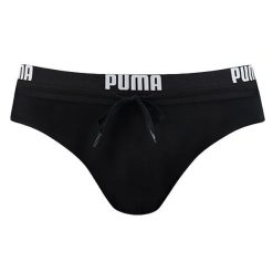 Czarne kąpielówki męskie PUMA. Czarne kąpielówki męskie Puma, m, bez wzorów, z nylonu, do pływania. Za 100.99 zł.