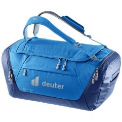 Torba podróżna Deuter Duffel Pro 60 - neptune/nightblue. Niebieskie torebki klasyczne damskie Deuter, bez wzorów, z materiału, bez dodatków. Za 559.99 zł.