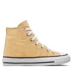 Trampki Converse. Żółte trampki i tenisówki męskie Converse, bez wzorów, bez zapięcia. Za 229.99 zł.