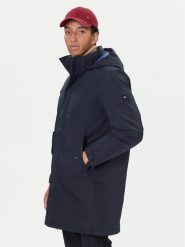 Tommy Hilfiger Płaszcz zimowy MW0MW41362 Granatowy Regular Fit. Niebieskie płaszcze męskie Tommy Hilfiger, na zimę, m, bez wzorów, z syntetyku. Za 1,499.00 zł.
