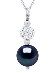 Mitzuko Srebrny naszyjnik z zawieszką - dł. 42 cm rozmiar: onesize. Szare naszyjniki damskie Mitzuko, srebrne. Za 242.95 zł.