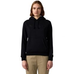 Bluza damska Champion Hooded Sweatshirt czarna 118379 KK001. Czarne bluzy sportowe damskie CHAMPION, s, bez wzorów, z bawełny, bez ramiączek, bez kaptura. Za 199.00 zł.