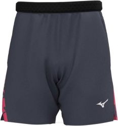 Spodenki tenisowe Mizuno 8 in Amplify Short. Szare szorty męskie Mizuno, bez wzorów, z elastanu, klasyczne. Za 146.30 zł.