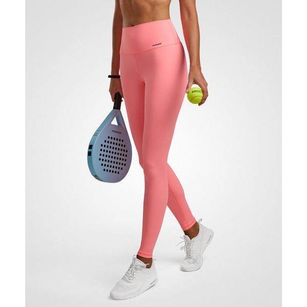 Legginsy do tenisa/padel damskie Smart z kieszenią na piłki. Brązowe legginsy damskie NORDICDOTS, s, bez wzorów, z elastanu. Za 365.00 zł.