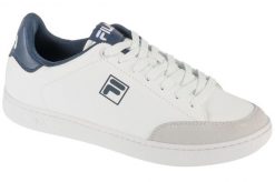 Buty sportowe Sneakersy męskie, Courtbay. Białe buty sportowe na co dzień męskie Fila, z materiału, bez zapięcia, trekkingowe. Za 179.99 zł.