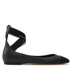 Baleriny Elisabetta Franchi. Czarne baleriny damskie Elisabetta Franchi, bez wzorów, bez obcasa. Za 1,399.00 zł.