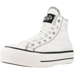 Buty CONVERSE CHUCK TAYLOR ALL STAR LIFT HI Biały. Białe buty sportowe na co dzień damskie Converse, bez wzorów, z tkaniny. Za 265.99 zł.